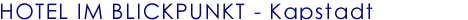 Kapstadt - Hotel im Blickpunkt
