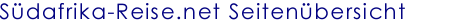 S�dafrika Reise Inhaltsverzeichnis