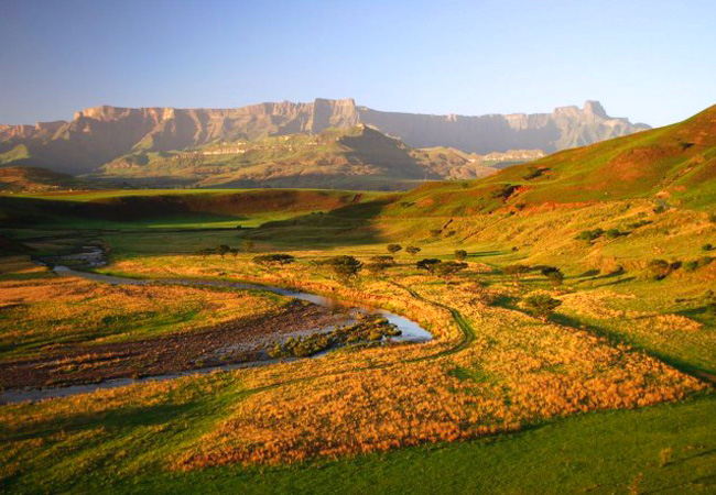 Amphitheatre Golfplatz in Drakensberg, KwaZulu Natal