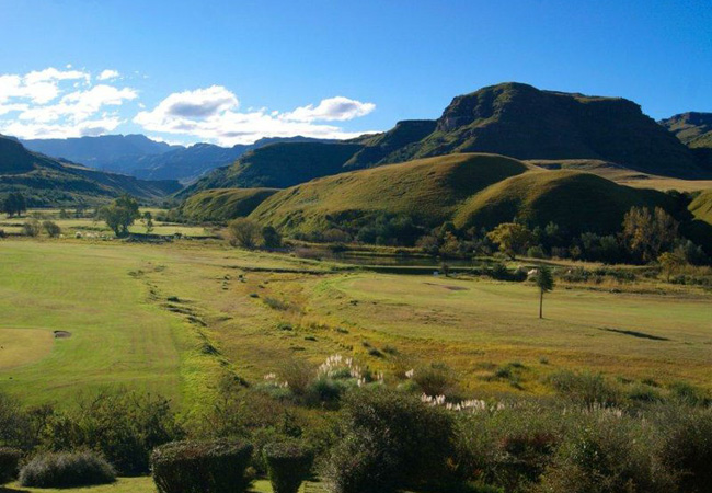 Sani Pass Golfplatz in Drakensberg, KwaZulu Natal
